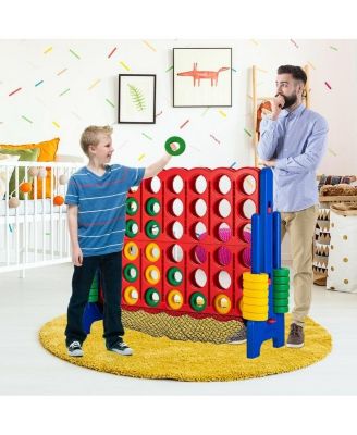4-to-Score Giant Game Set with Net Storage