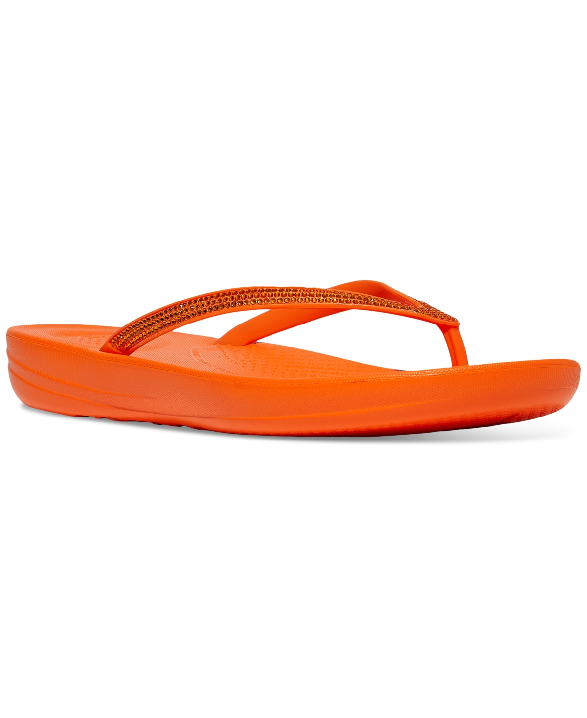 Women's Iqushion Sparkle Flip-Flop Sandal - Pop Orange