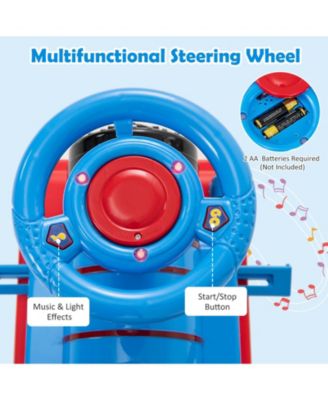 6V Electric Kids Ride On Car Toy Train with 16 Pieces Tracks