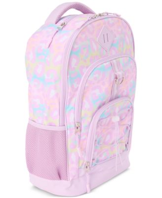 Big Girls Pastel Cheetah Backpack & Lunch Bag Set