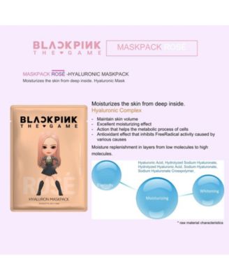 "BLACKPINK THE GAME" MASKPACK SET - ROSE (HYALURON)