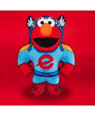 Sesame Street Elmo Superhero 24" Bleacher Buddy - Soft Plush Toy
