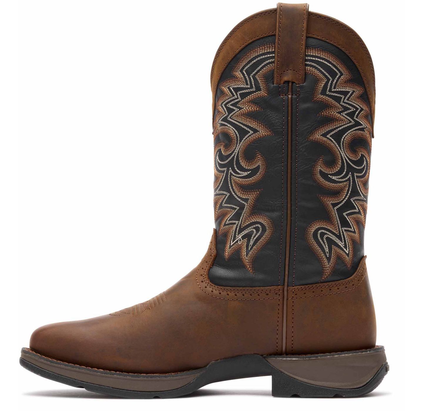 Мужские ботинки Rebel by Durango Pull-on Western Boot, цвет: Шоколадный / Тёмно-синий — фото 6