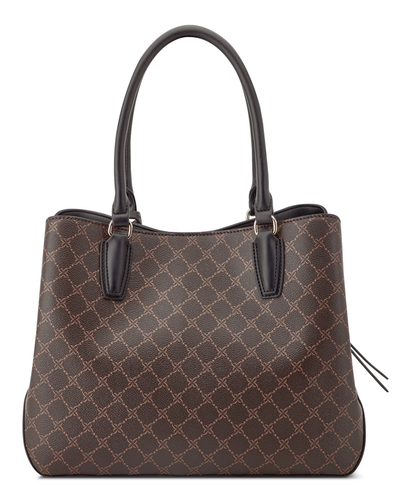 Женская сумка Nine West Lakelyn Triple Compartment Carryall, цвет: Коричневый / Чёрный — фото 2