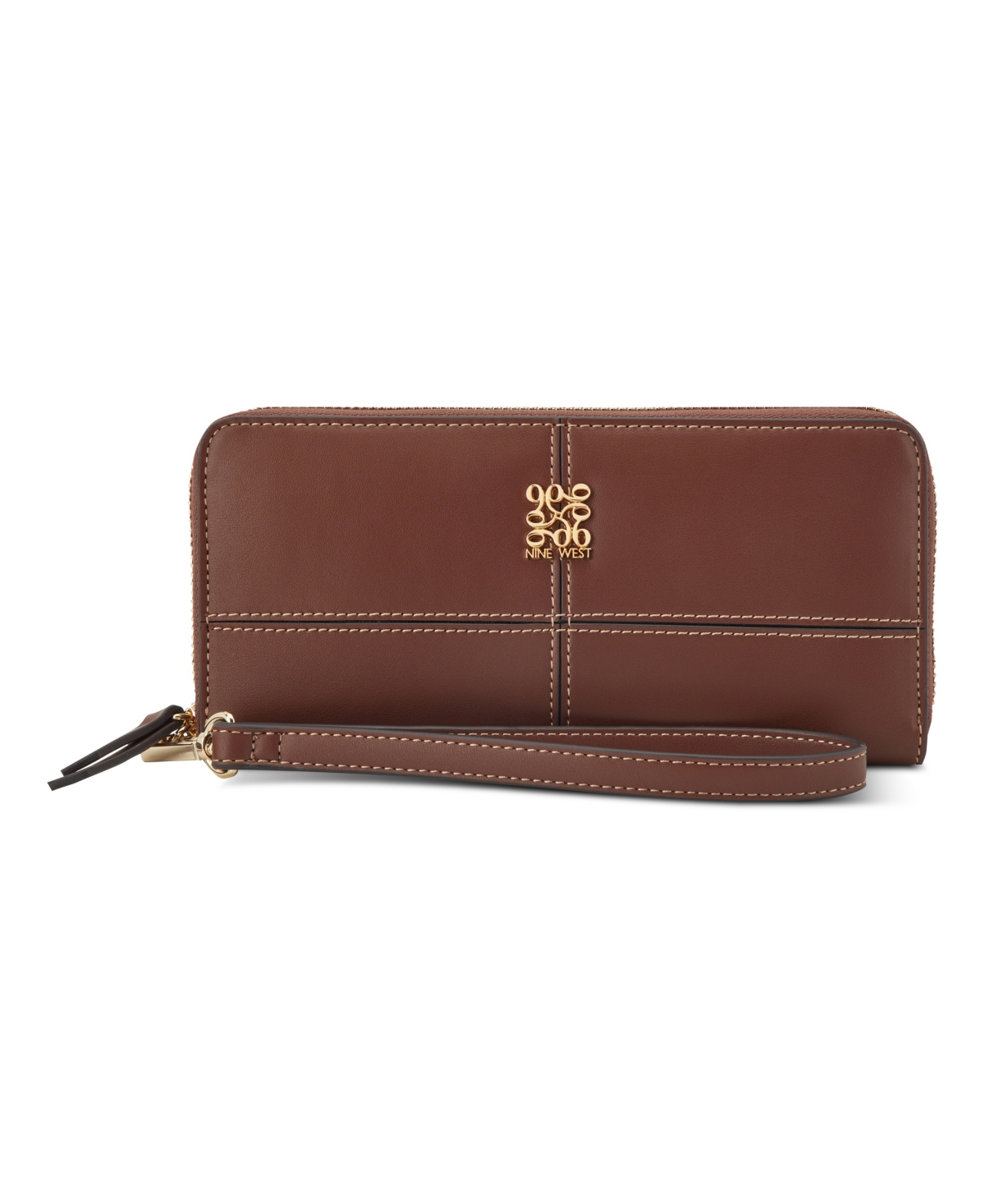 Paxtin Zip Around Wristlet - Mahogany