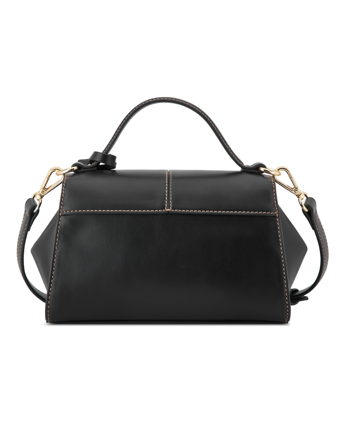 Nine West Paxtin Convertible Medium Crossbody Flap Bag In Black