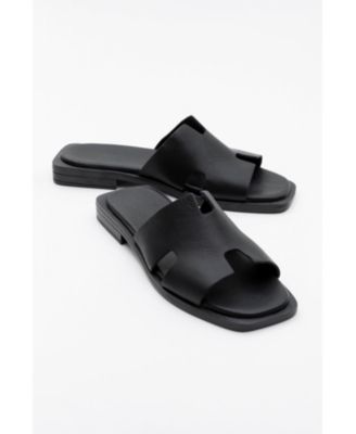 Jez Leather Slide Sandal (Women)