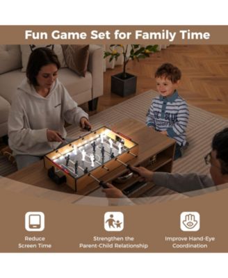 Game Room Size Football Table with Non-slip Handle