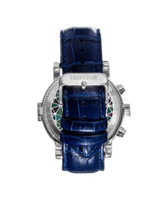 Automatic Men's Legacy Leather-Band Watch w/Day/Date