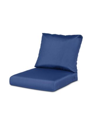 Outdoor Chair Cushions Set, 21"x21", Water Resistant Outdoor Deep Seat Cushions with Handle & Adjustable Straps.