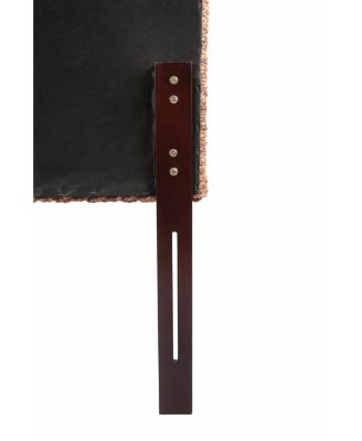 Woven Banana Leaf Headboard Straight Design for Modern Bedroom