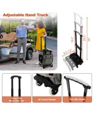 50-Can Large Leakproof Rolling Cooler with Detachable Bottom Plate