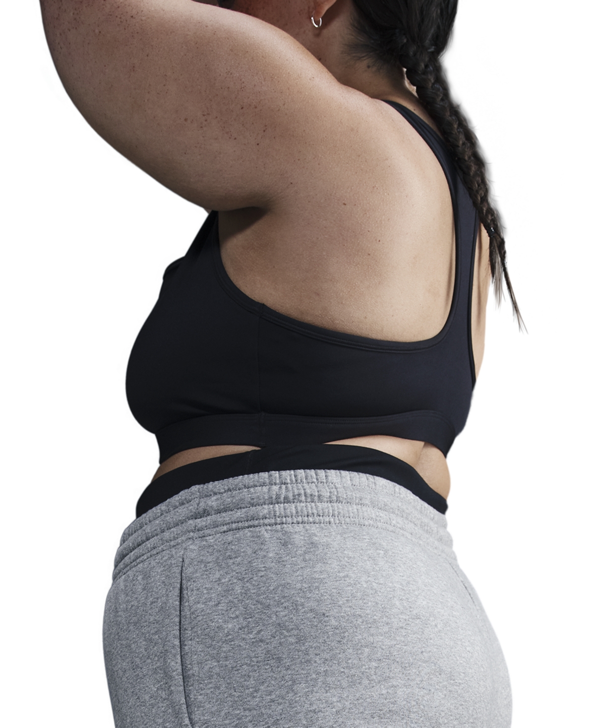 Nike Sportswear Plus Size Phoenix Fleece High-waist Oversized Sweatpants In Gray