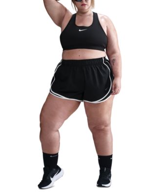 Plus Size Tempo Dri-FIT Mid-Rise Brief-Lined Running Shorts
