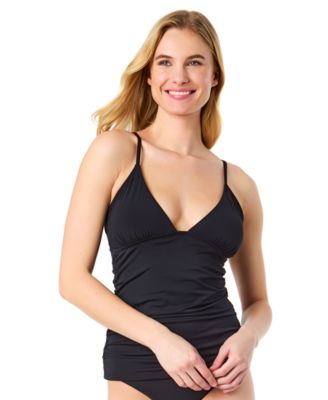 Women's La Vie A La Mer Plunge-Neck Tankini Top