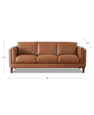 Maui 88" Top Grain Leather Sofa