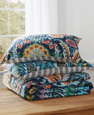 Diella Reversible 3-Pc. Quilt Set, King/California King