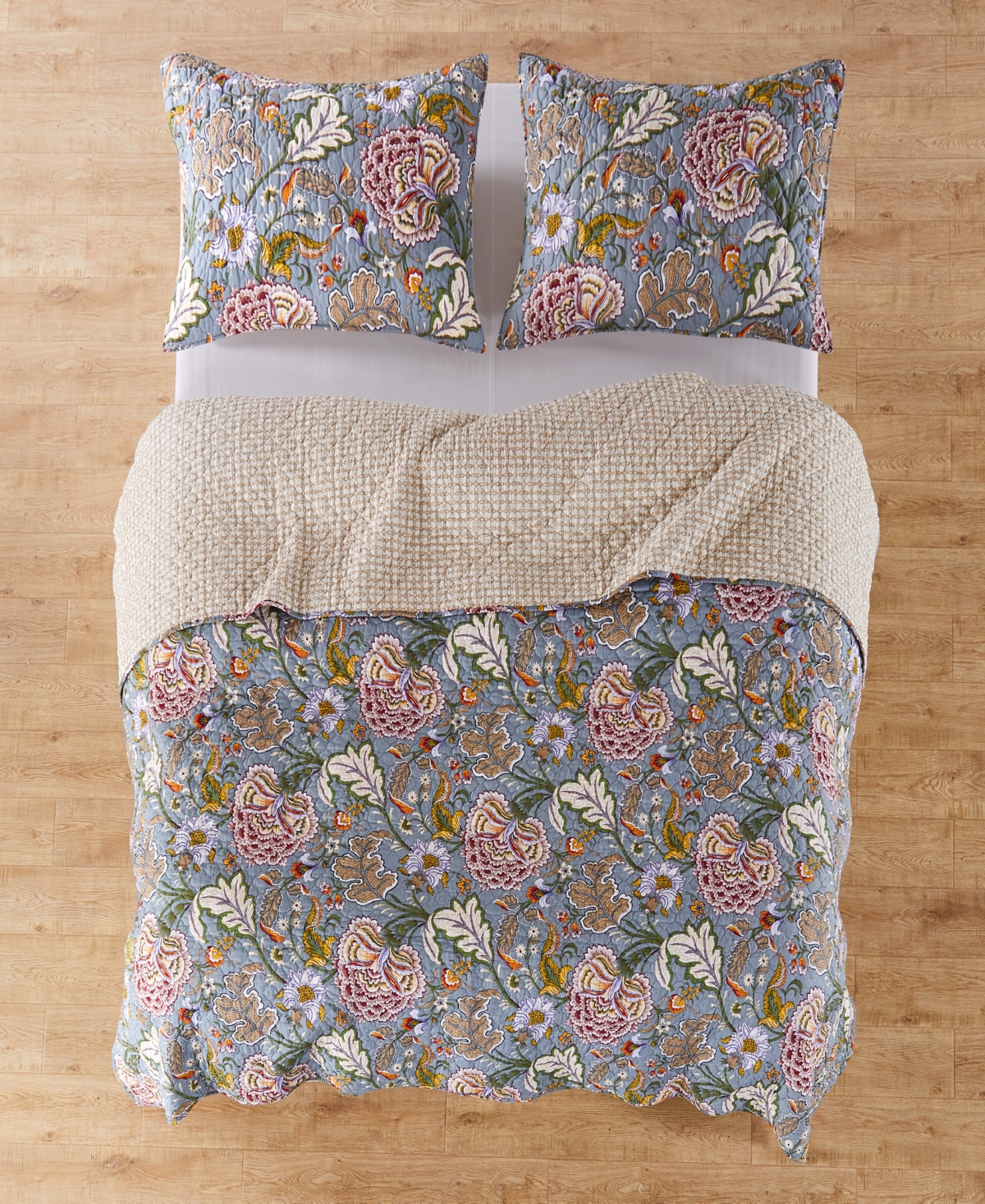 Levtex Angelica Reversible 3-Pc. Bedspread Set, King/California King