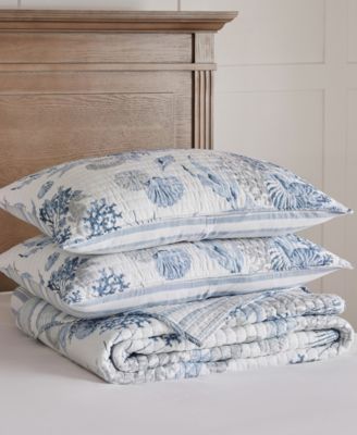 Coral Landing Reversible 2-Pc. Quilt Set, Twin/Twin XL