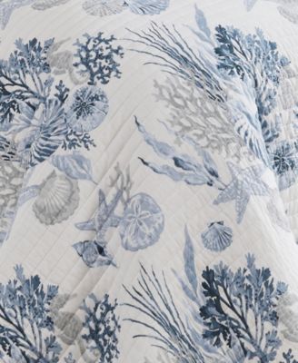 Coral Landing Reversible 2-Pc. Quilt Set, Twin/Twin XL