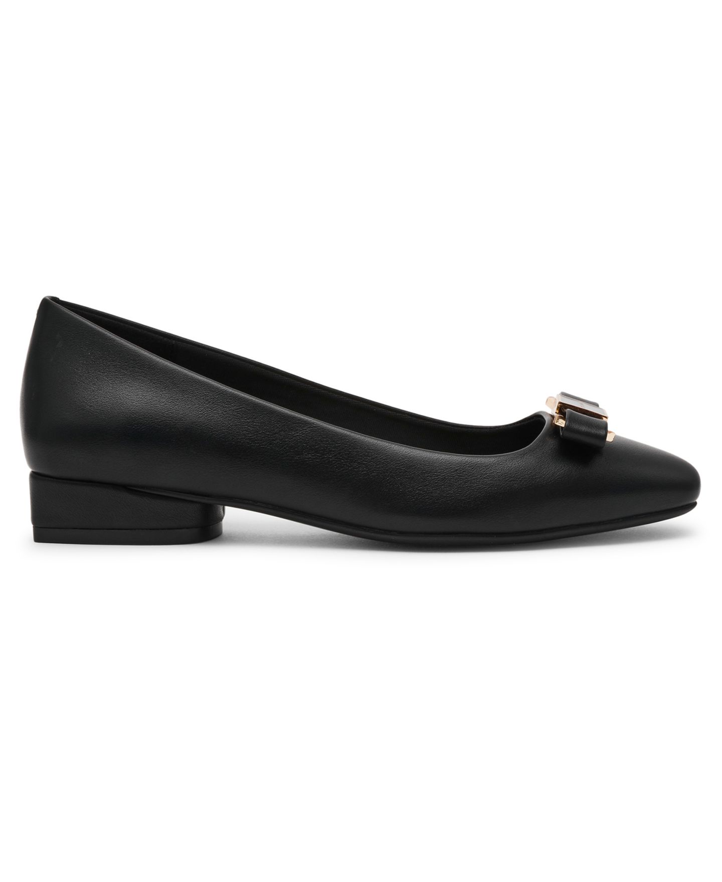 Женские балетки Anne Klein Cadey Slip On Dressy Flats, цвет: Чёрный — фото 2