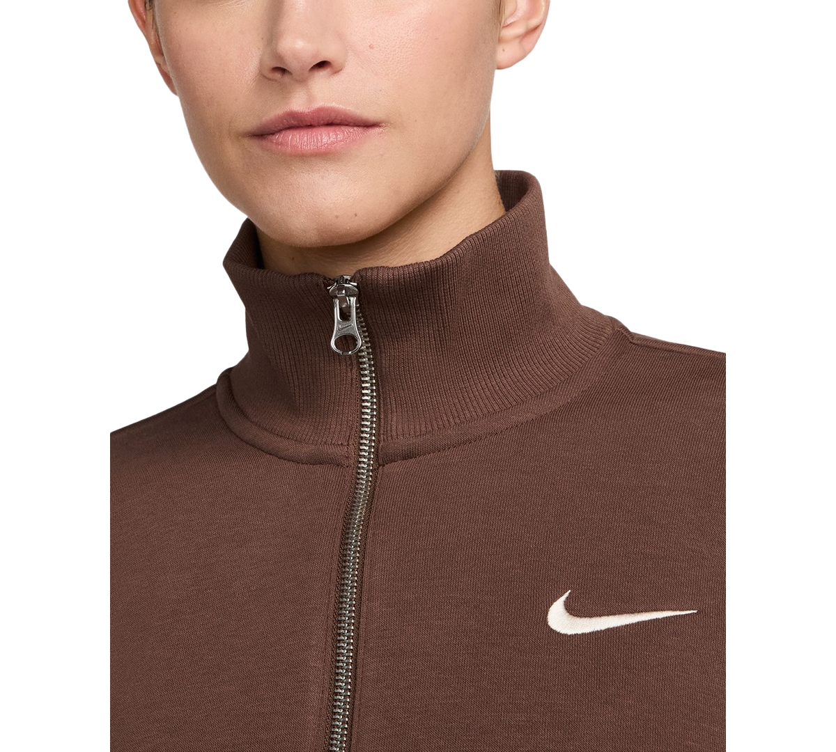 Nike Sportswear Women's Phoenix Fleece Quarter-zip Cropped Sweatshirt
