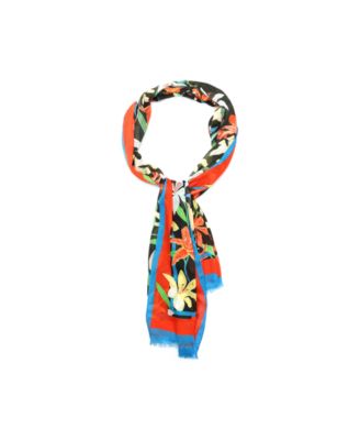 Women's Summer Lilies Oblong Scarf