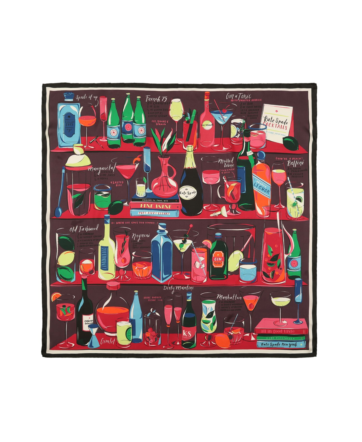 Women's Cocktail Party Silk Square Scarf