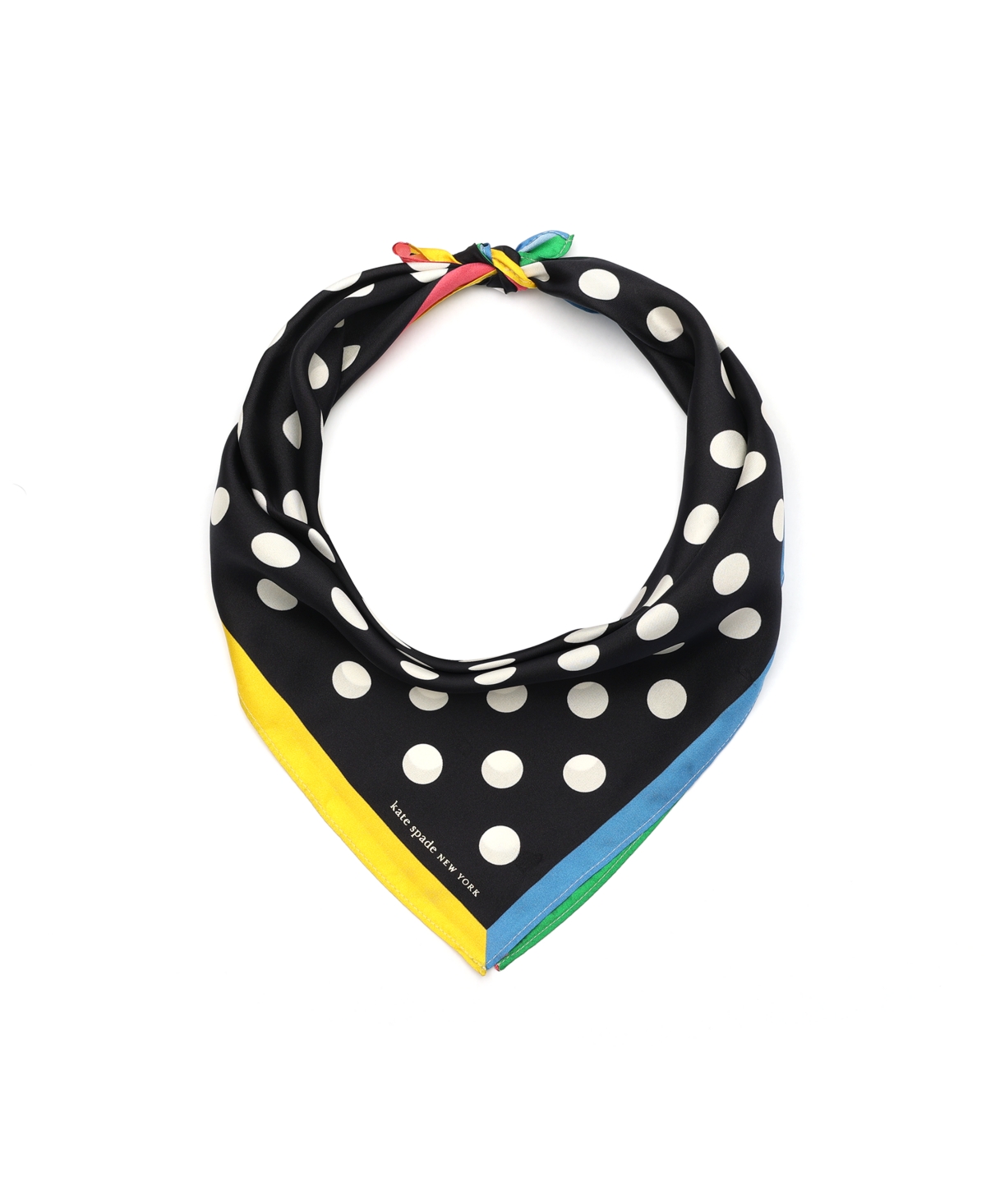 Kate Spade Women's Breezy Dot Silk Bandana Scarf
