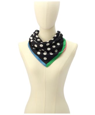 Women's Breezy Dot Silk Bandana Scarf