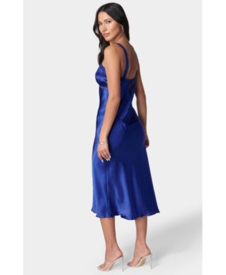 Women's Satin Midi Dress