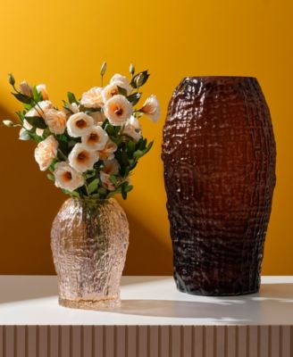 Clear Small Molten Vase