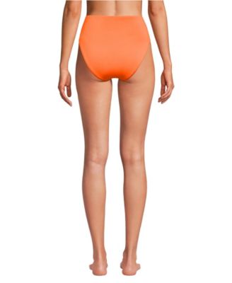 Women's Tugless QuickDry High Waisted High Leg Bikini Bottoms