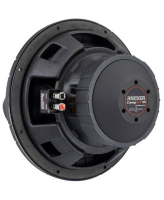 10" CompVR Series 4-Ohm with Dual Voice Coil Subwoofer