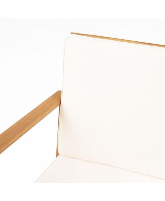 Outdoor Acacia wood  2 Club Chair And Table