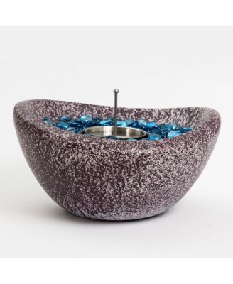 Portable Concrete Fire Pit Ethanol Fireplace Smokeless Fire Bowl