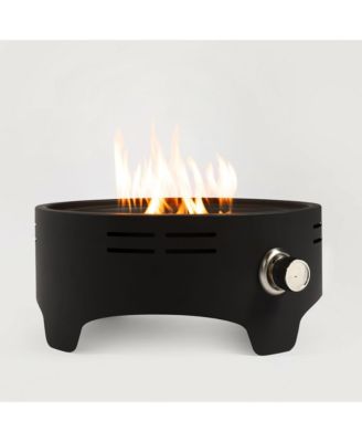Hot Seller 30000BTU Outdoor 15 in. Portable Propane Fire Pit with Cooking Grill for Garden Camping Campfire Party