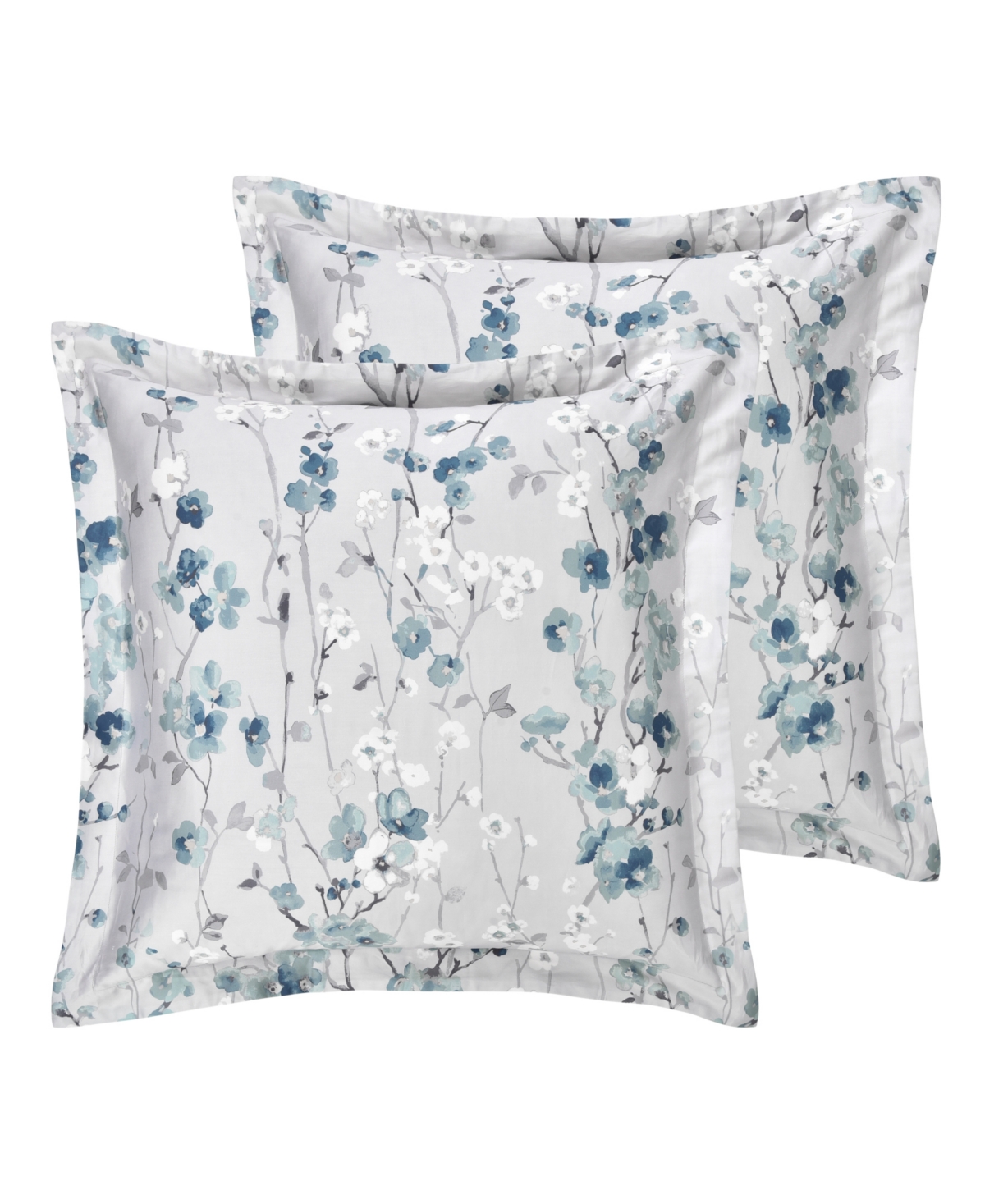 Florina 2-Pc. Sham Set, European - Blue