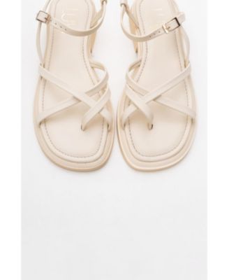 Antas Strappy Leather Flat Sandals (Women)