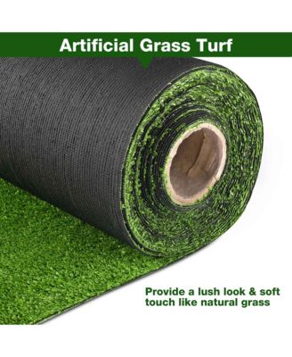 4pcs 65x5 Ft Artificial Turf Grass Rug Gym Turf Indoor Outdoor Event Balcony Deck Patio
