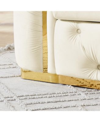 90 Inches Velvet Tufted Chesterfield Sofa