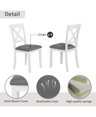 5-Piece Dining Set for 4