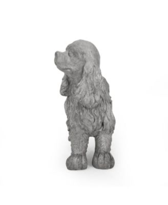 Streamdale Dog Statue Bench - Garden Accent Seating