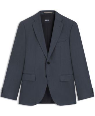 BOSS by Men's Virgin-Wool Serge Suit Jacket