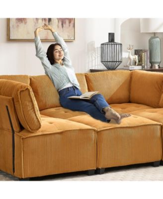 Streamdale U-Shaped Modular Sectional Sofa with Reversible Chaise