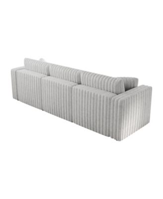 106" Light Gray Modular Sofa - Comfortable, Modern Design
