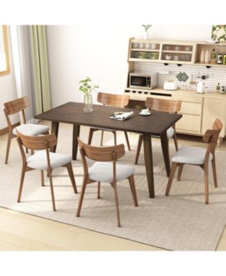 Upholstered Dining Chairs (Set of 2) - Light Beige