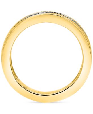 Lab Grown Diamond Baguette Band (1 ct. t.w.) in Sterling Silver or 14k Gold-Plated Sterling Silver