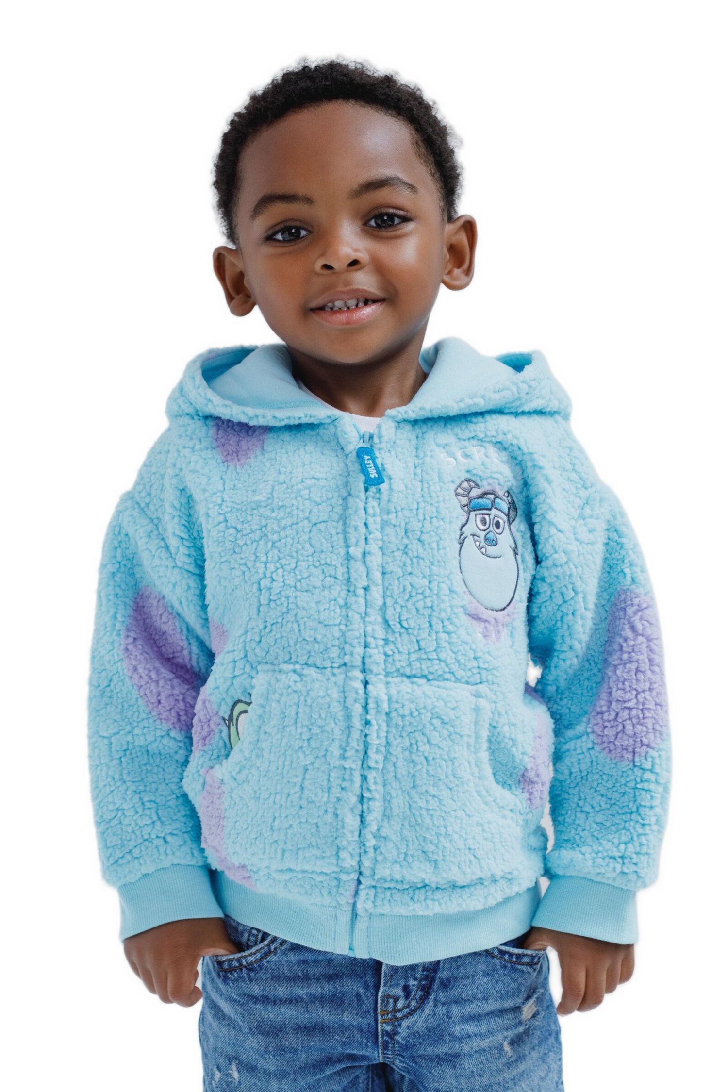 Little Boys Cosplay Fleece Zip-Up Hoodie