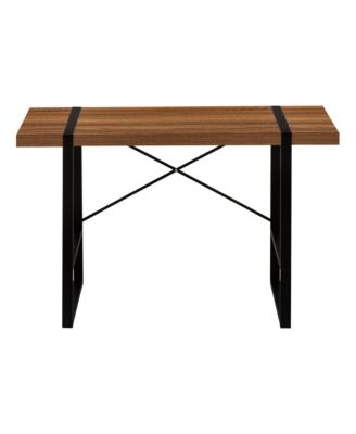 Compact Computer Desk with Sturdy Metal Frame